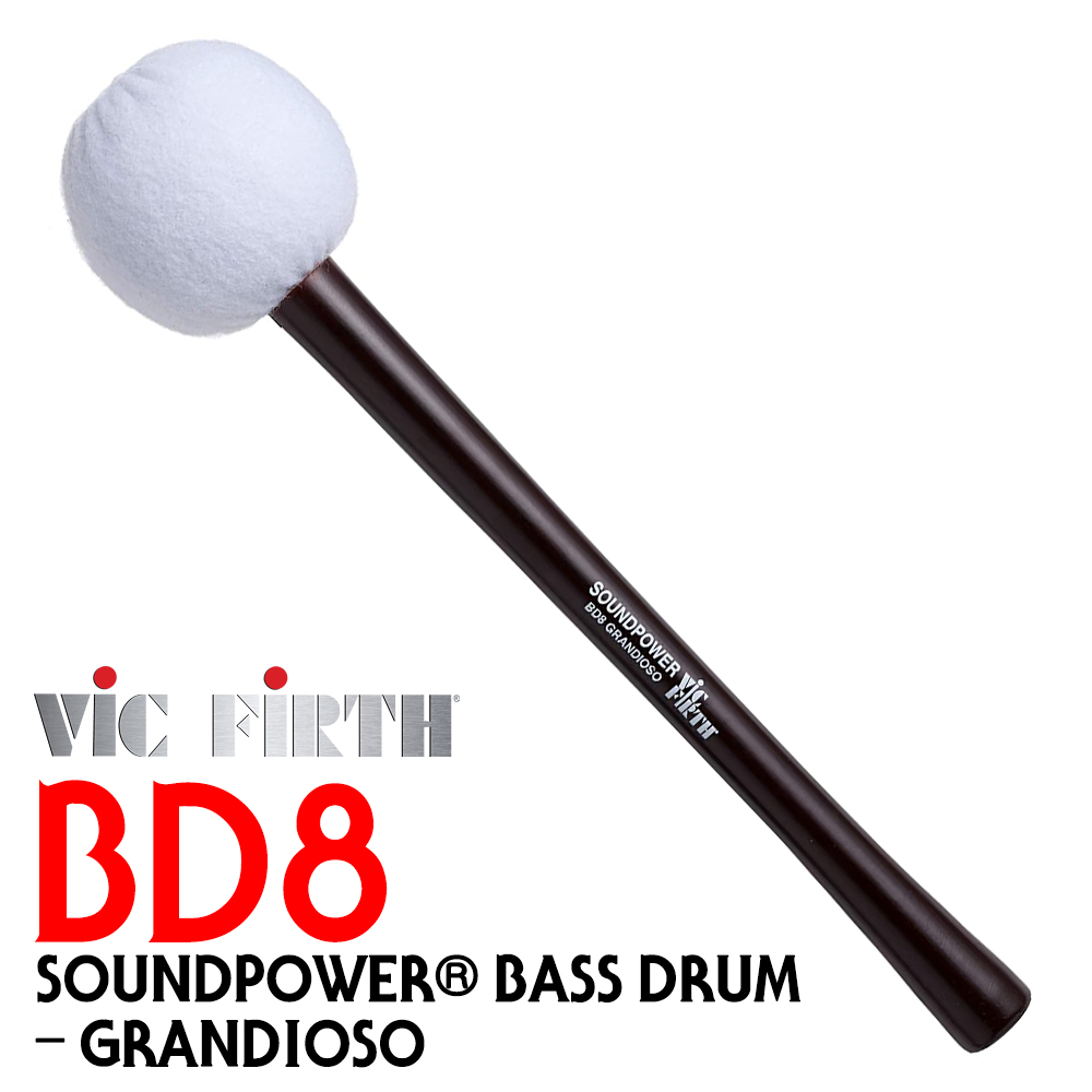 Vic Firth Sound Power Bassdrum Mallet Grandioso BD8
